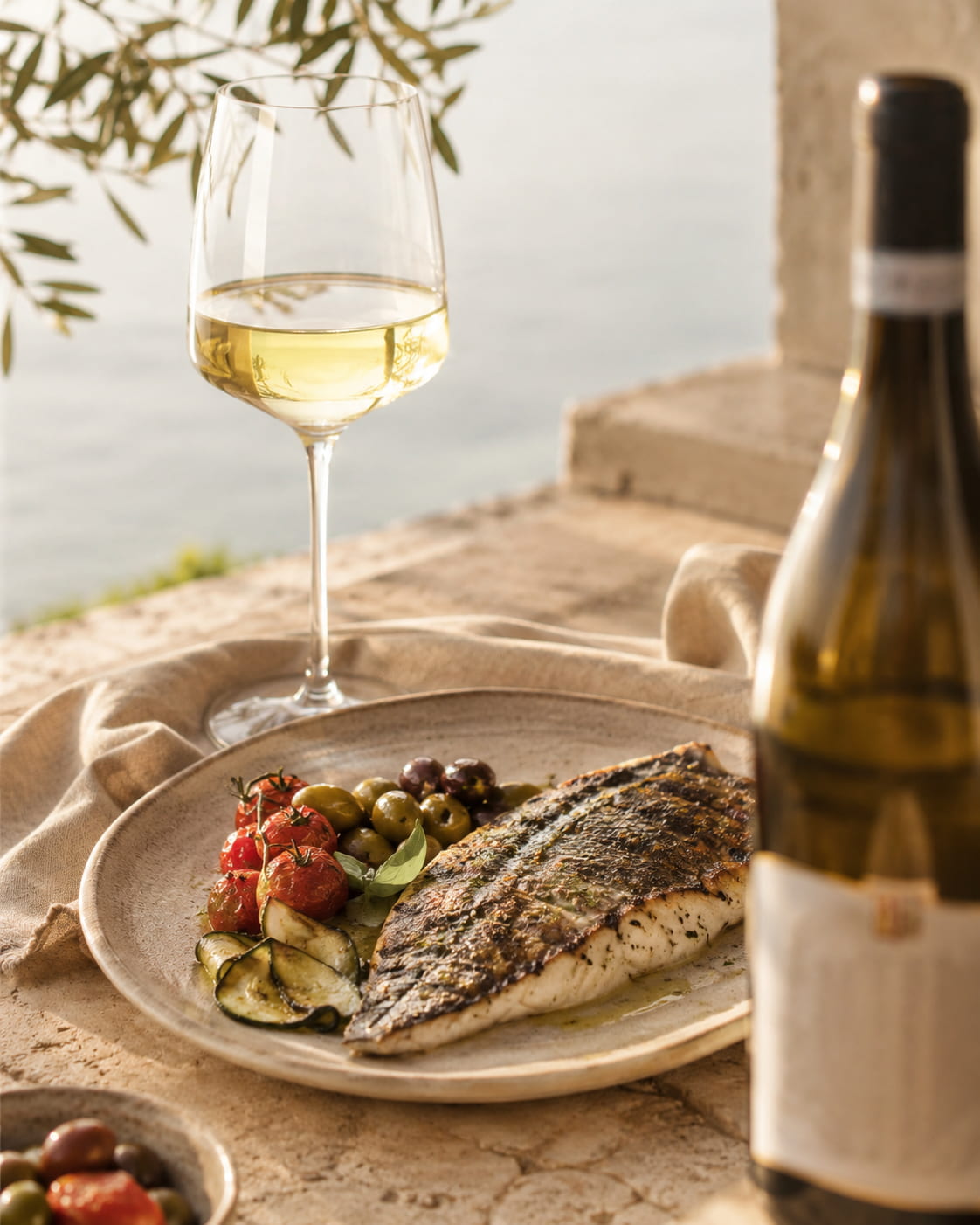 Lugana DOC von Casello Bondoni zu gegrilltem Branzino – Weißwein vom Gardasee zu Fisch