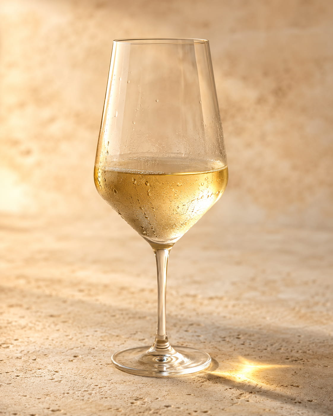 Helles Strohgelb im Weißweinglas – Cuvée aus Turbiana und Chardonnay von Casello Bondoni vom Gardasee
