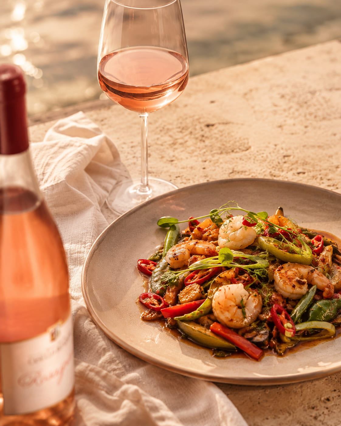 Rosaspina Chiaretto von Casello Bondoni zu Sushi und gegrilltem Fisch – Rosé vom Gardasee zu würziger Küche