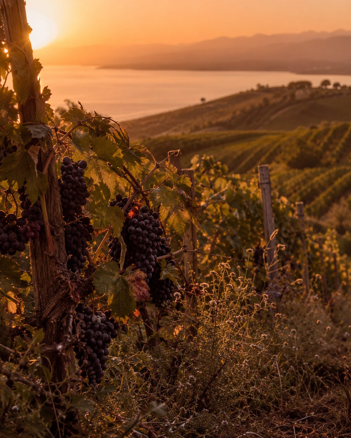 Cabernet-Sauvignon-Reben bei Desenzano am Gardasee – hier wächst der Tremante von La Rifra