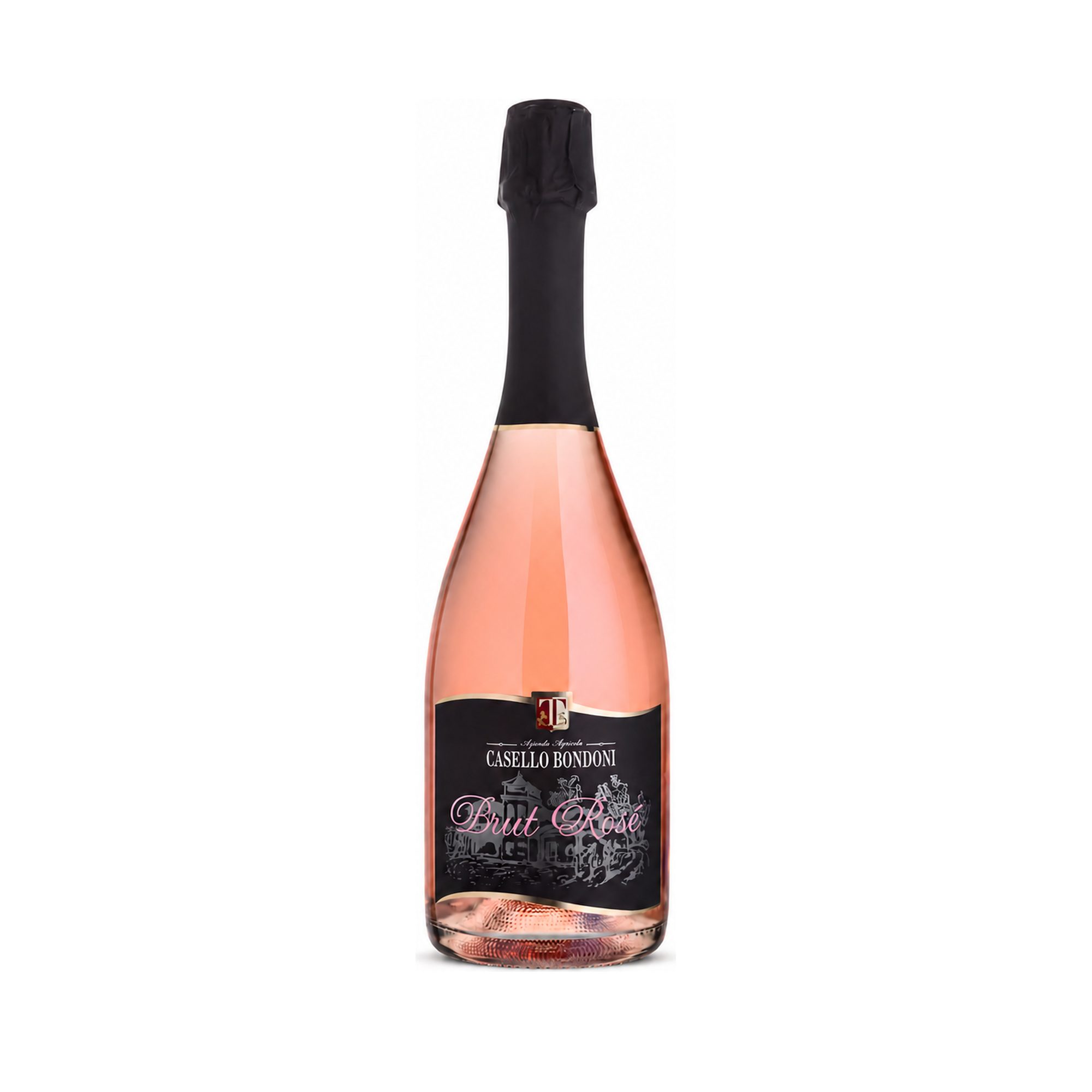 Flasche Brut Rosé von Casello Bondoni