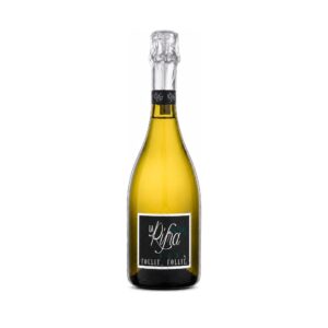 Flasche Follie Follie von La Rifra – Lugana DOC Brut Spumante aus 100 % Turbiana vom Südufer des Gardasees