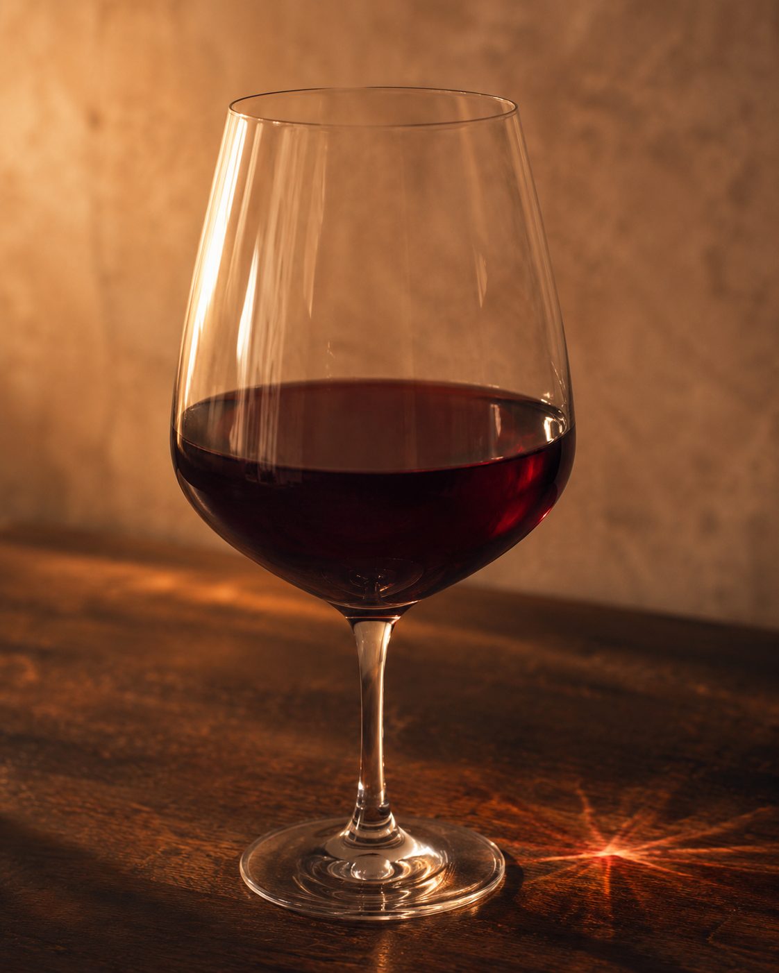 Intensives Rubinrot mit granatroten Reflexen im Glas – 70 Anni, trockener Merlot von Pilandro