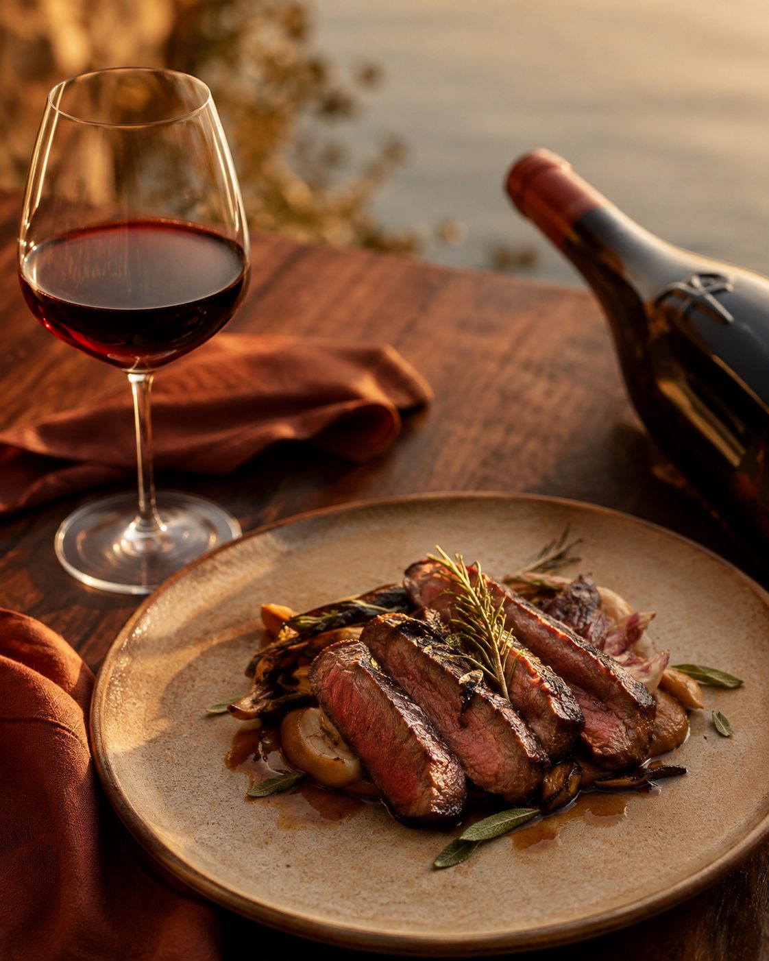 Rehrücken und Braten zum 70 Anni von Pilandro – kräftiger Merlot vom Gardasee-Südufer