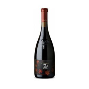 Flasche 70 Anni von Pilandro – trockener Rotwein aus 100 % Merlot vom Gardasee-Südufer, zwei Jahre im Eichenfass, als Vino Rosso ausgebaut