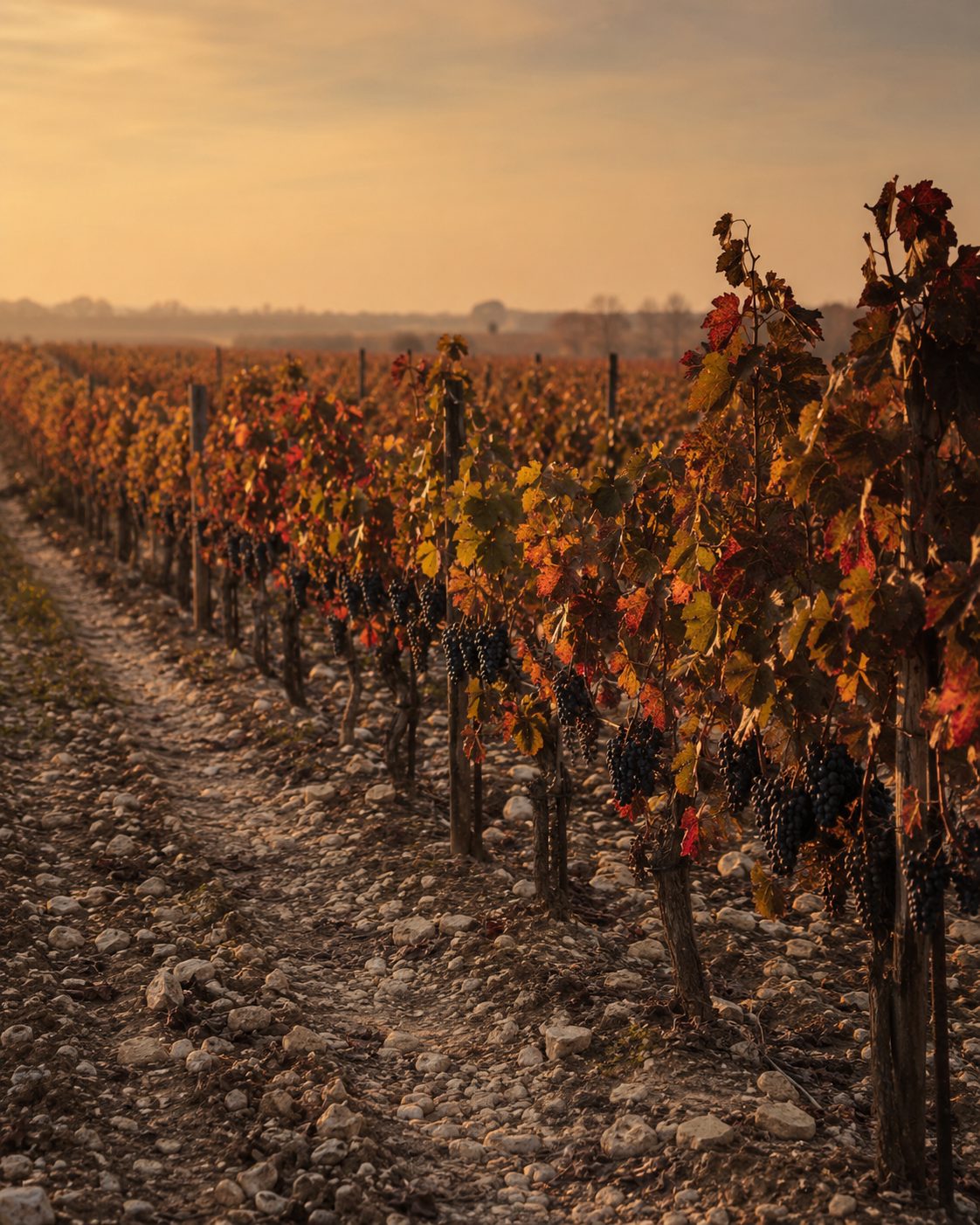 Weinberge bei San Martino della Battaglia am Gardasee-Südufer – hier wächst der Merlot für den 70 Anni von Pilandro