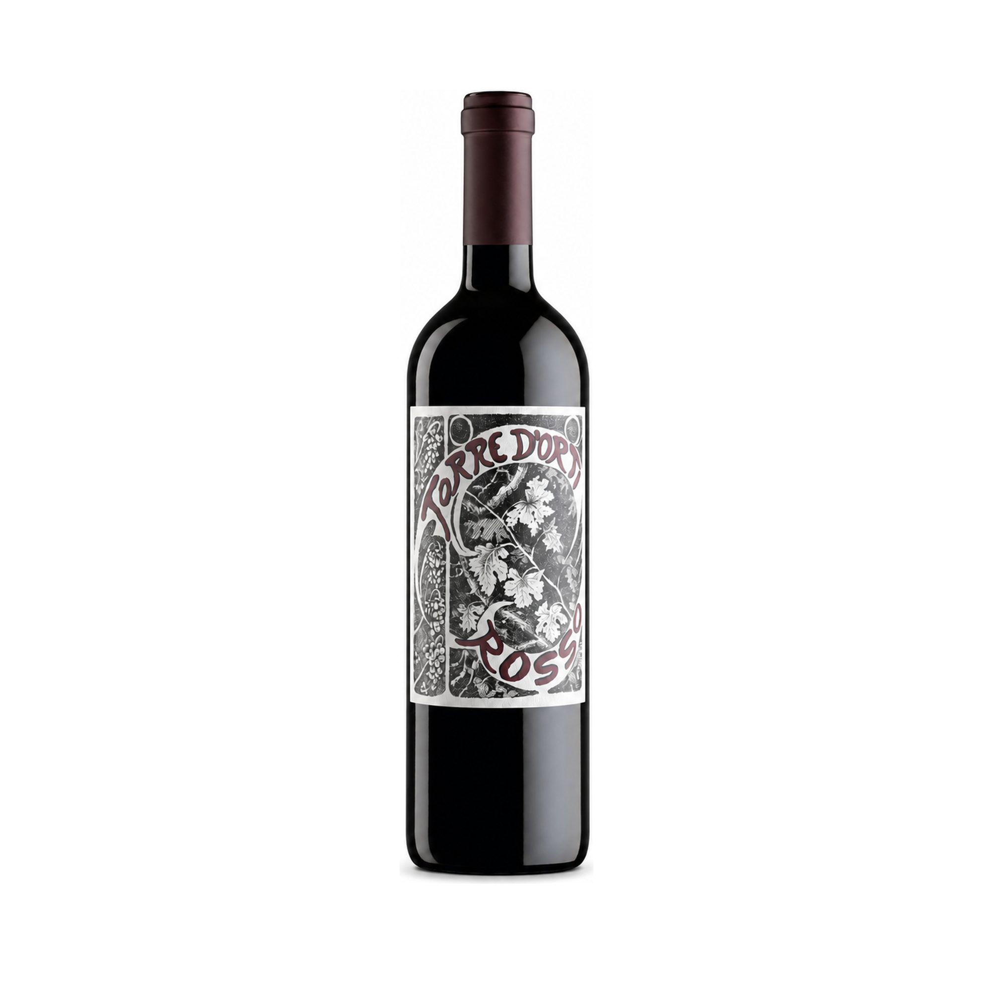 Flasche Torre Rosso von Torre d’Orti – trockener Rotwein aus Corvina, Rondinella und Merlot, Provincia di Verona IGT aus Marcellise bei Verona